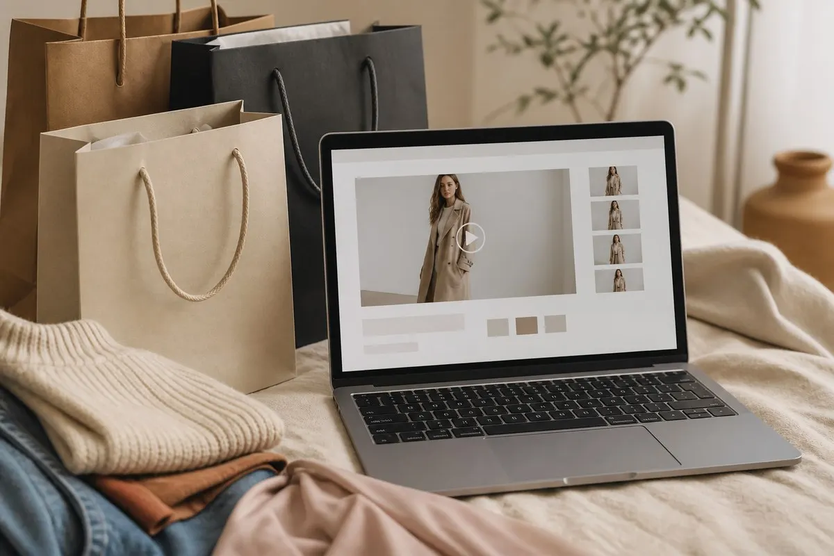 Online alışveriş yapan müşteri — satın alma kararı aynı oturumda verilebilir